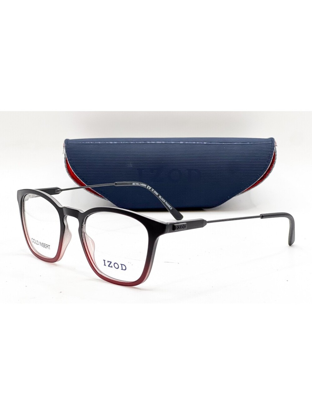 Izod Iz 2066 Black Fade Authentic Eyeglasses 49-19-145